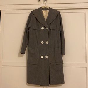 Vintage 60s wool trench